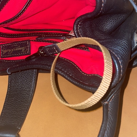 Dooney and Bourke Black Medium C logo satchel bag - Picture 8 of 10